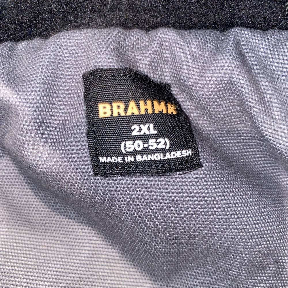Brahma Canvas Hooded Jacket Gray Insulated Men's 2XL Workwear Full Zip Snap - Picture 3 of 11
